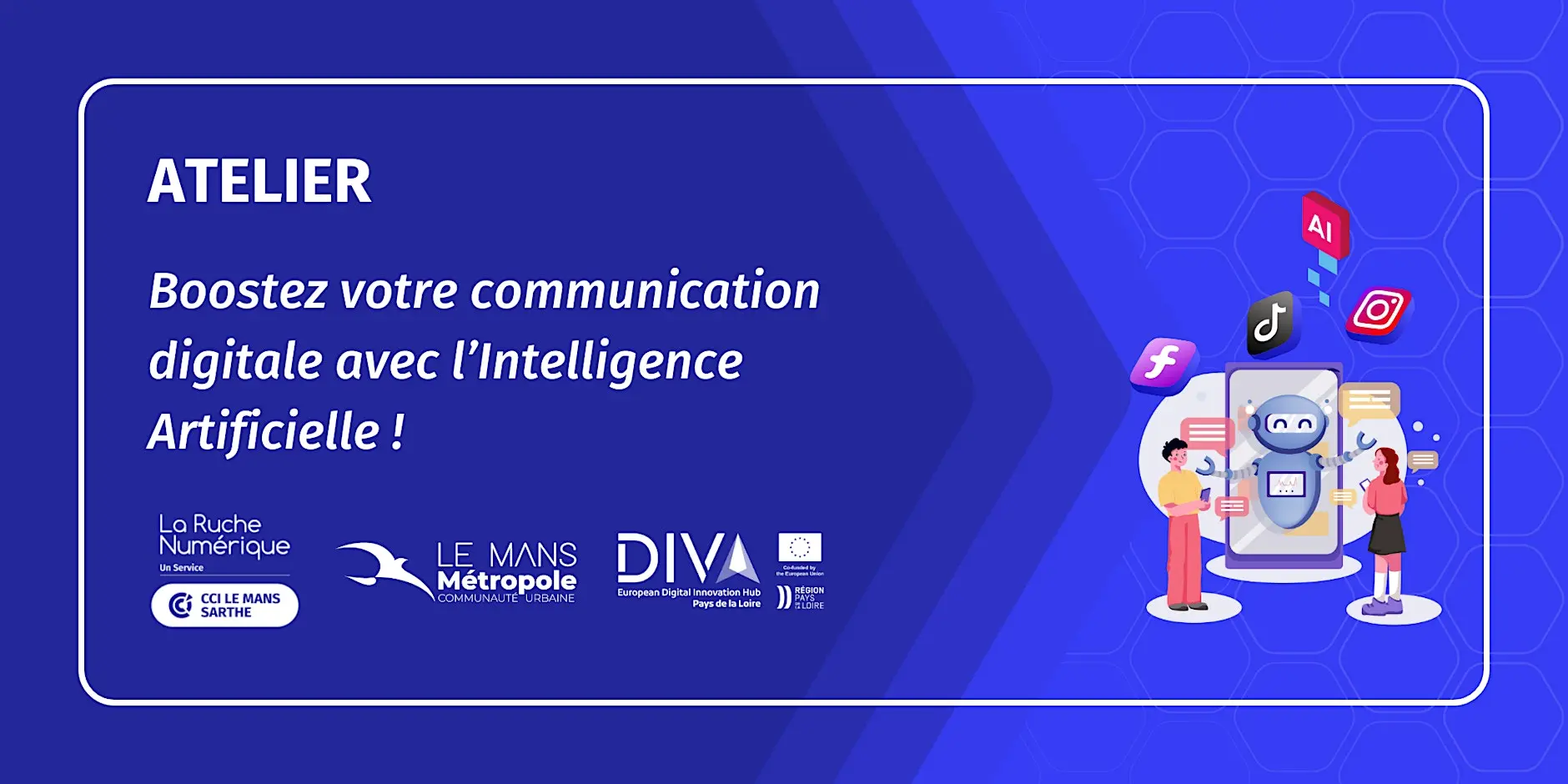 CCI Le Mans Sarthe - Atelier - boostez votre communication avec l'IA